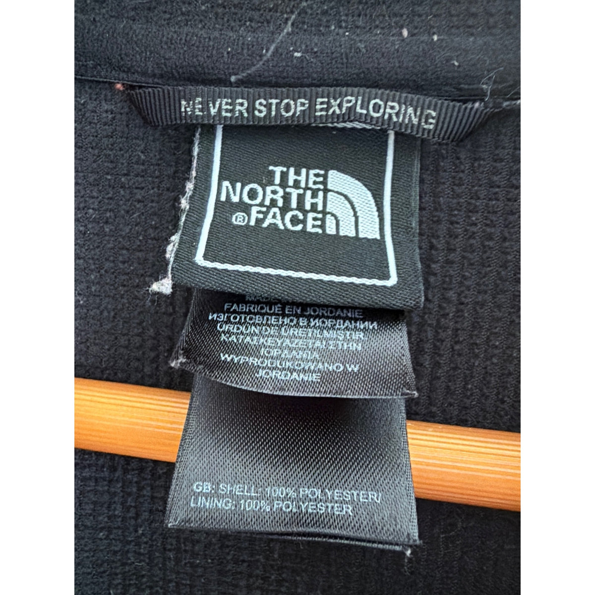 he North Face Heather Maroon Full Zip Fleece Jacket Small