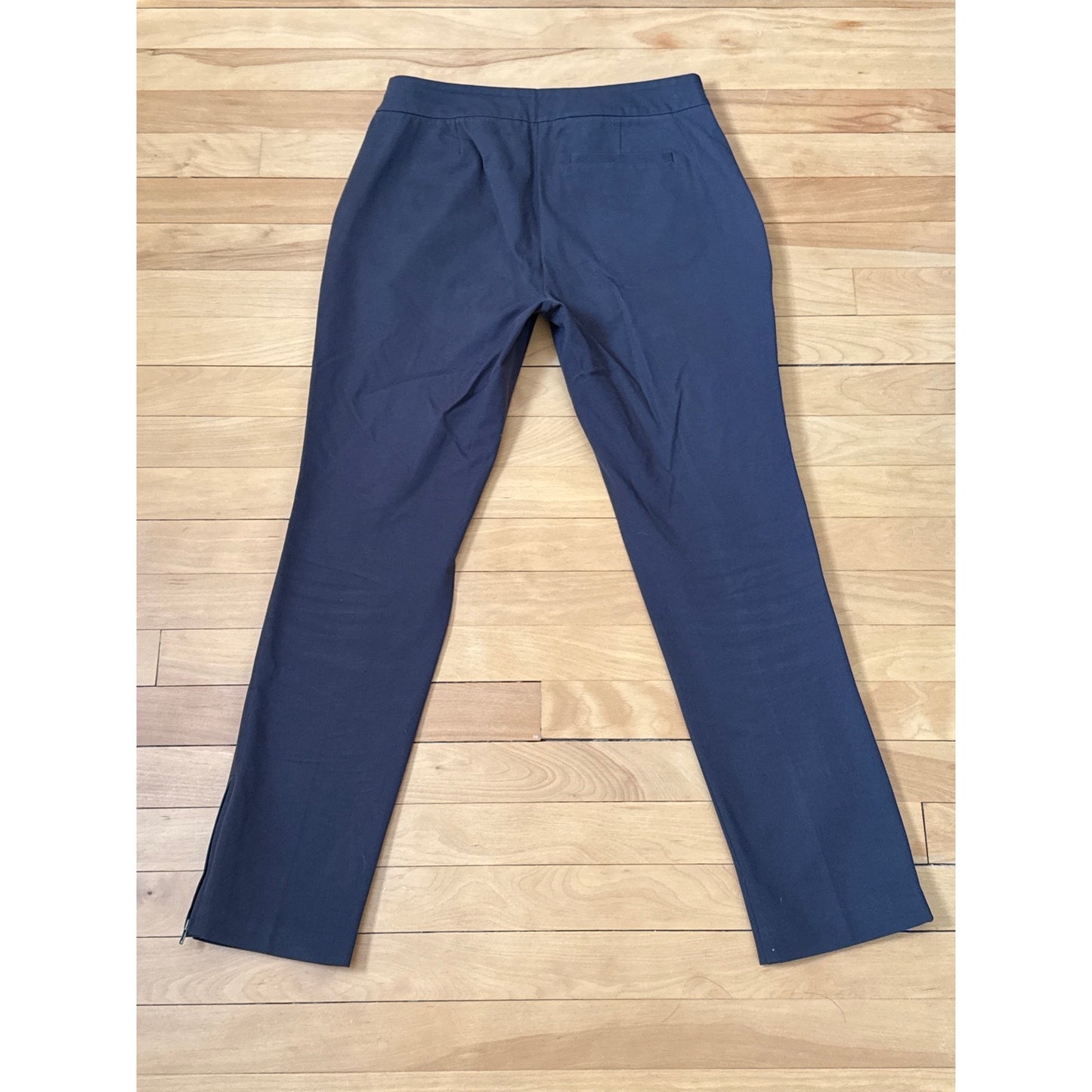 Eileen Fishee Size XS Gray Mid Rise Zipper Ankle Trouser