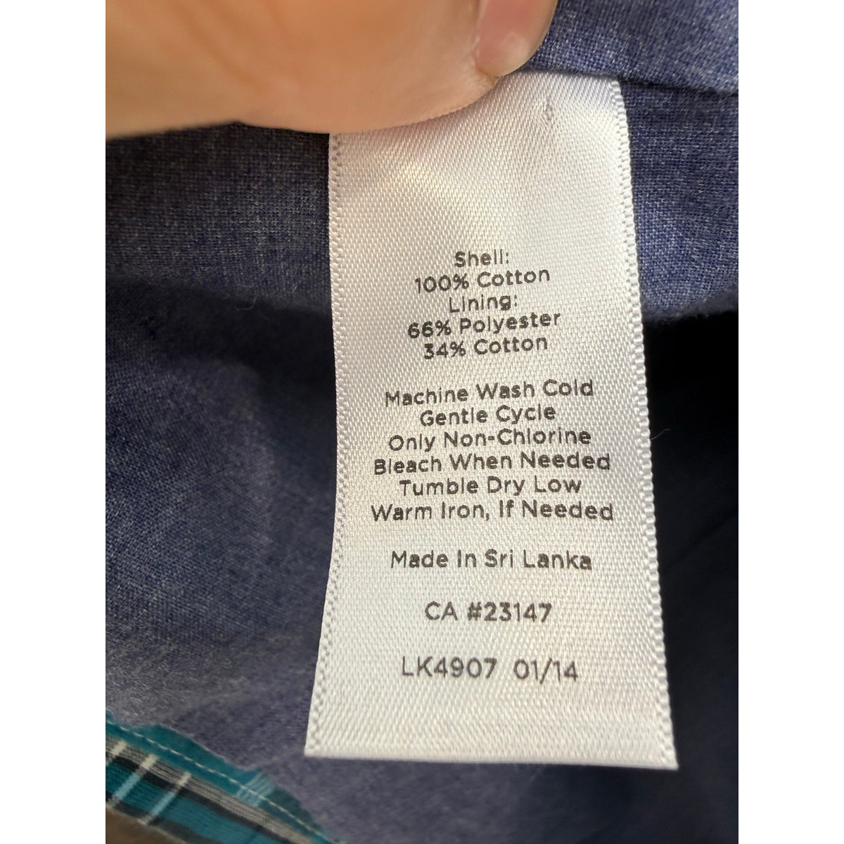 Talbots Women's Size 8 Blue Green Plaid Cotton Blazer Jacket Preppy Classic