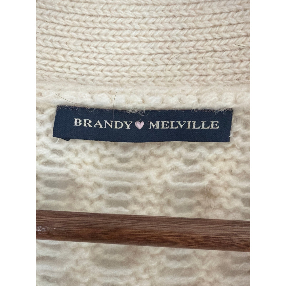 Brandy Mellville Stripped Cotton Sweater