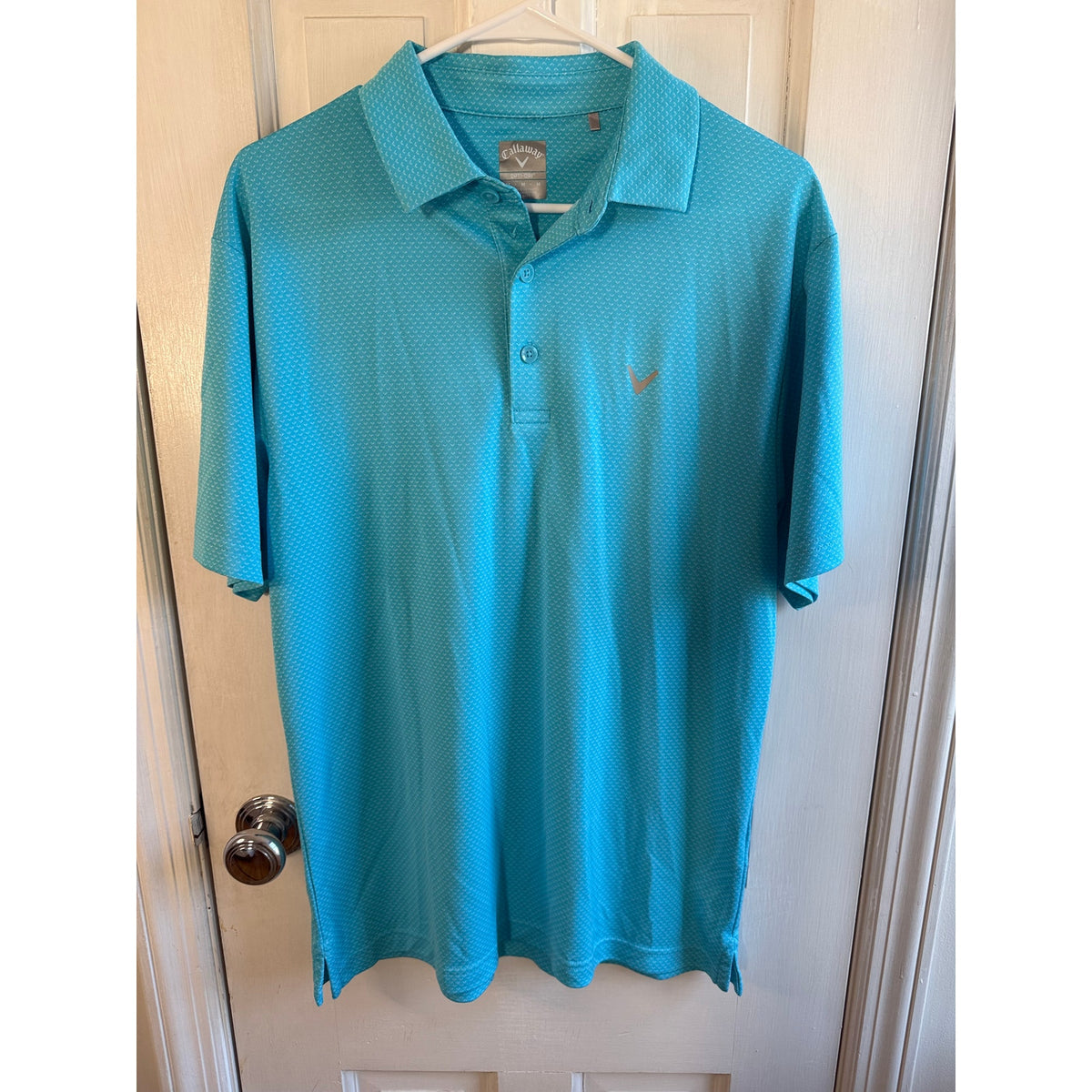 Callaway Men's Heather Geo Print Golf Polo Men's Medium