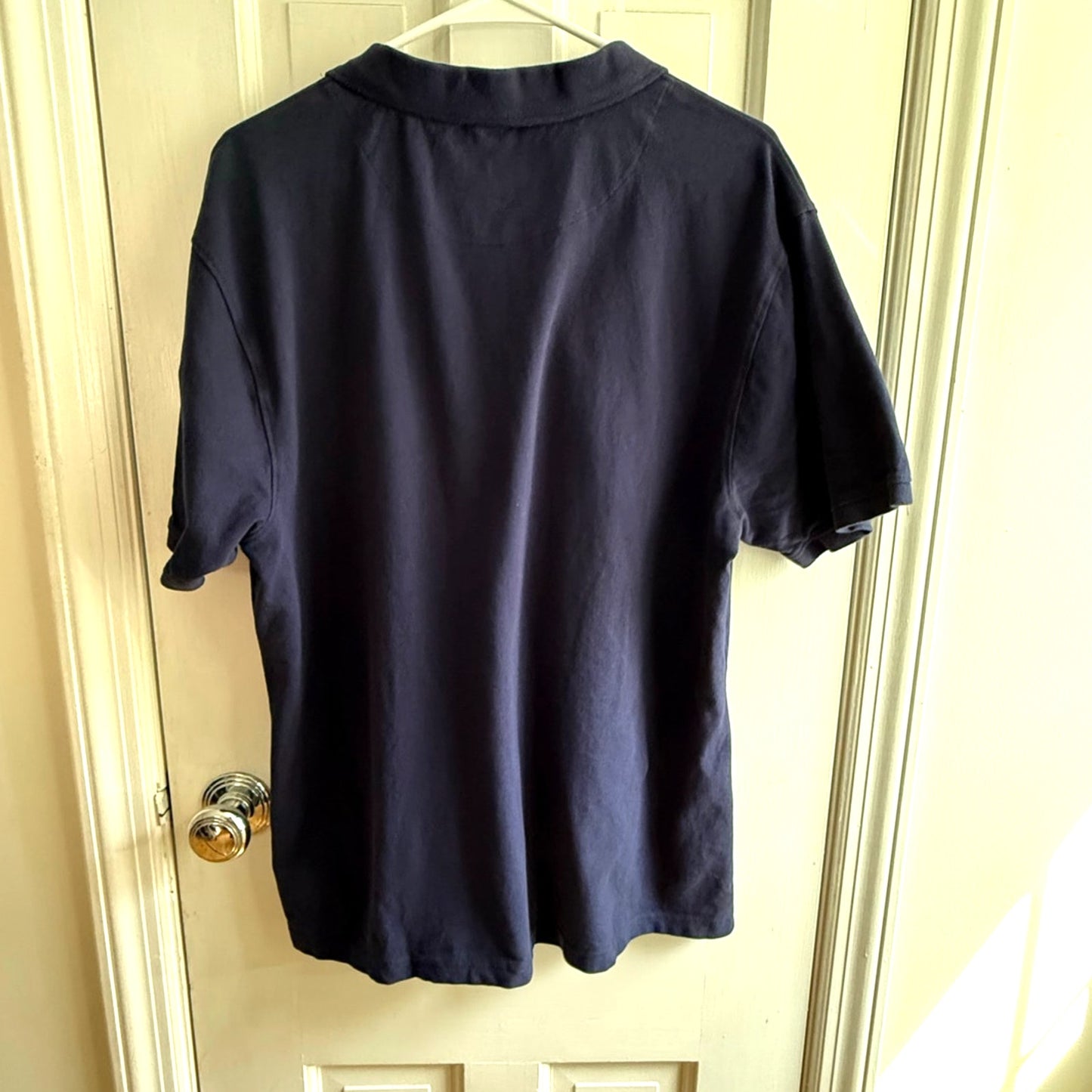 Roberto Cavalli Class Navy Blue Polo Shirt Men's Size XL EUC