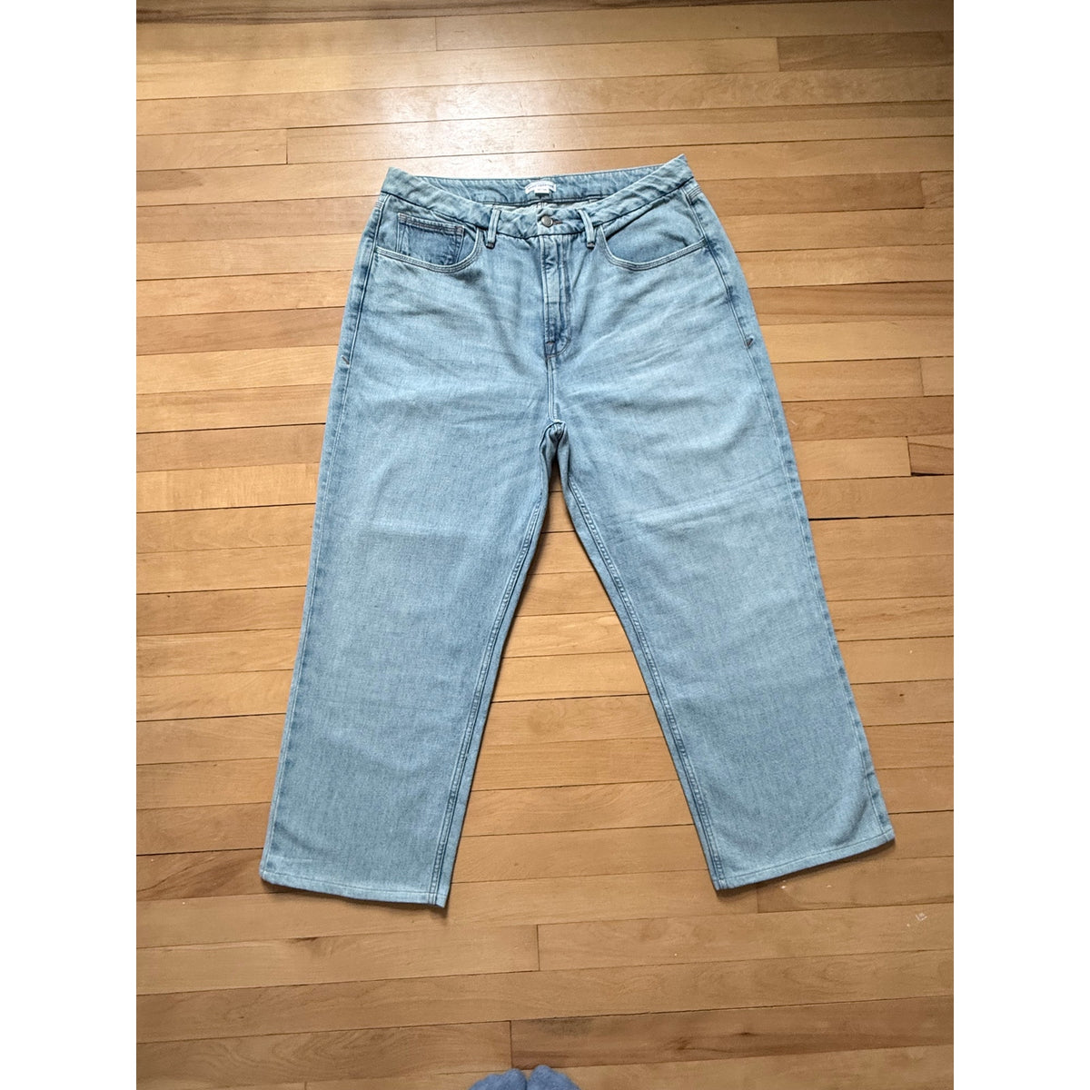 Good American Wide Leg Jeans - Light Wash - Size 14/32 - EUC
