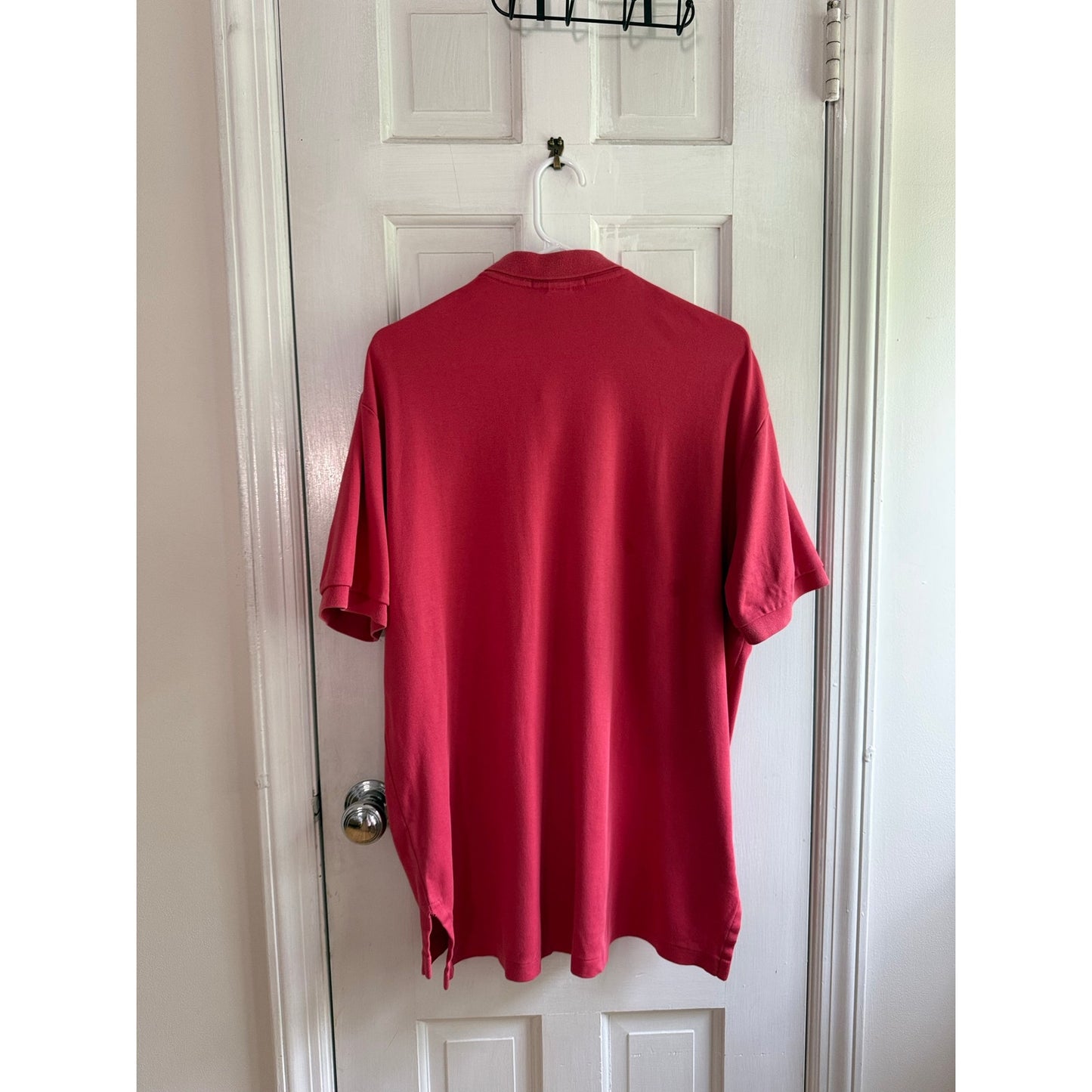 Polo Ralph Lauren Red  Polo Shirt Men's Green Pony Large