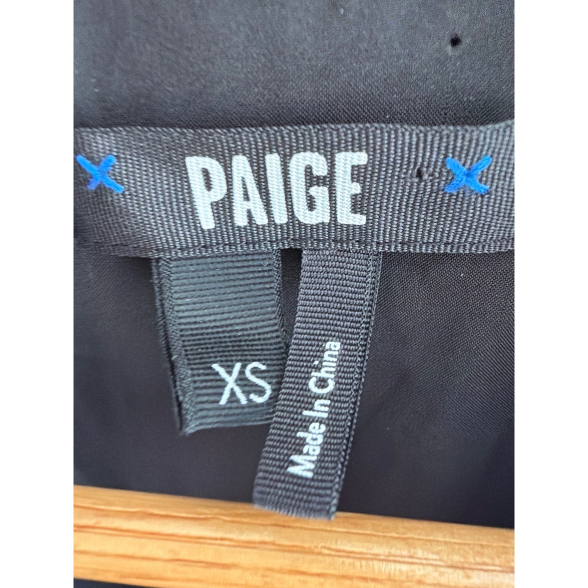 PAIGE Black Faux Leather Belted Short Sleeve Romper Jumper XS