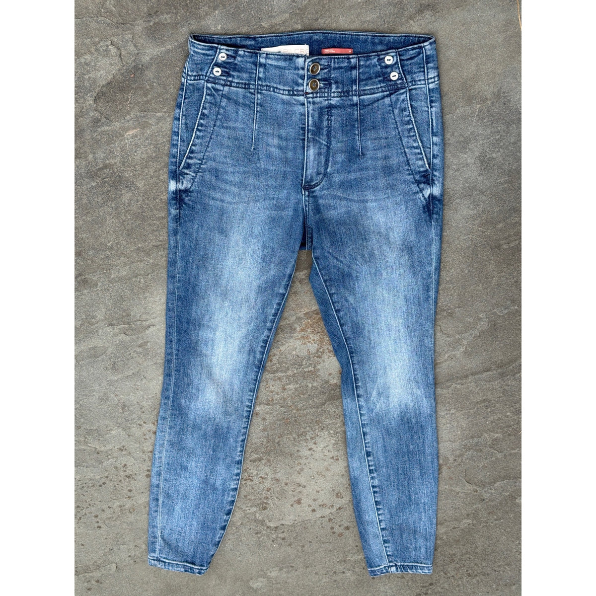 Pilcro and the Letterpress High-Rise Skinny Jeans Light Wash Size 28