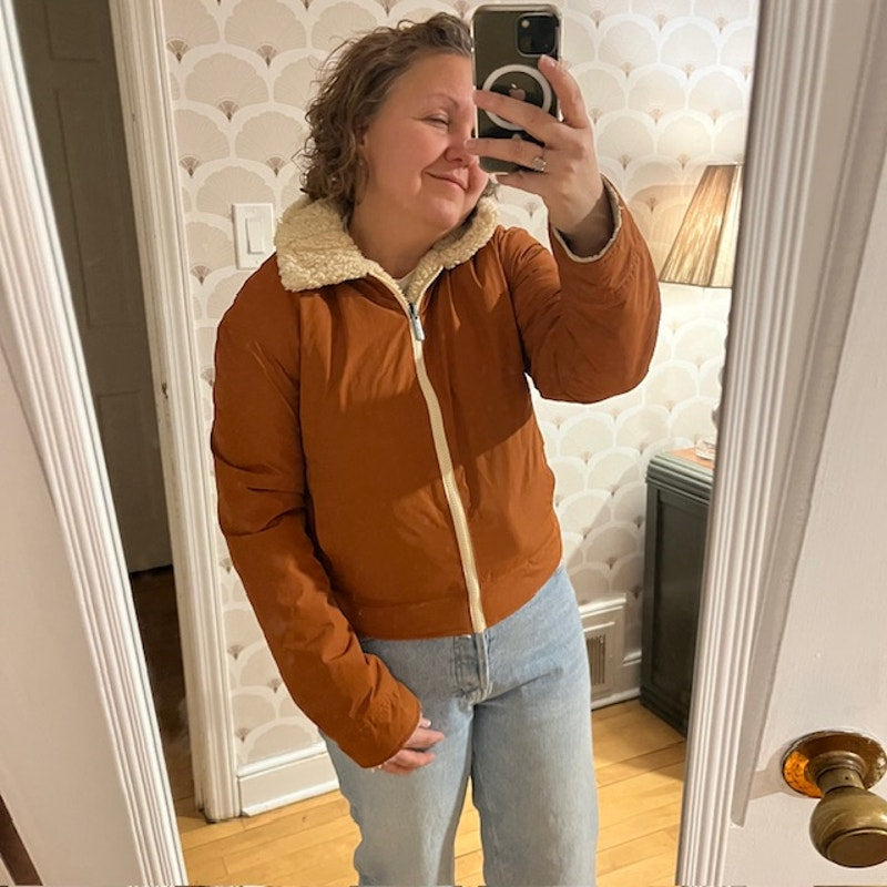 Upwest - Sherpa Lined Pumpkin Jacket - Small