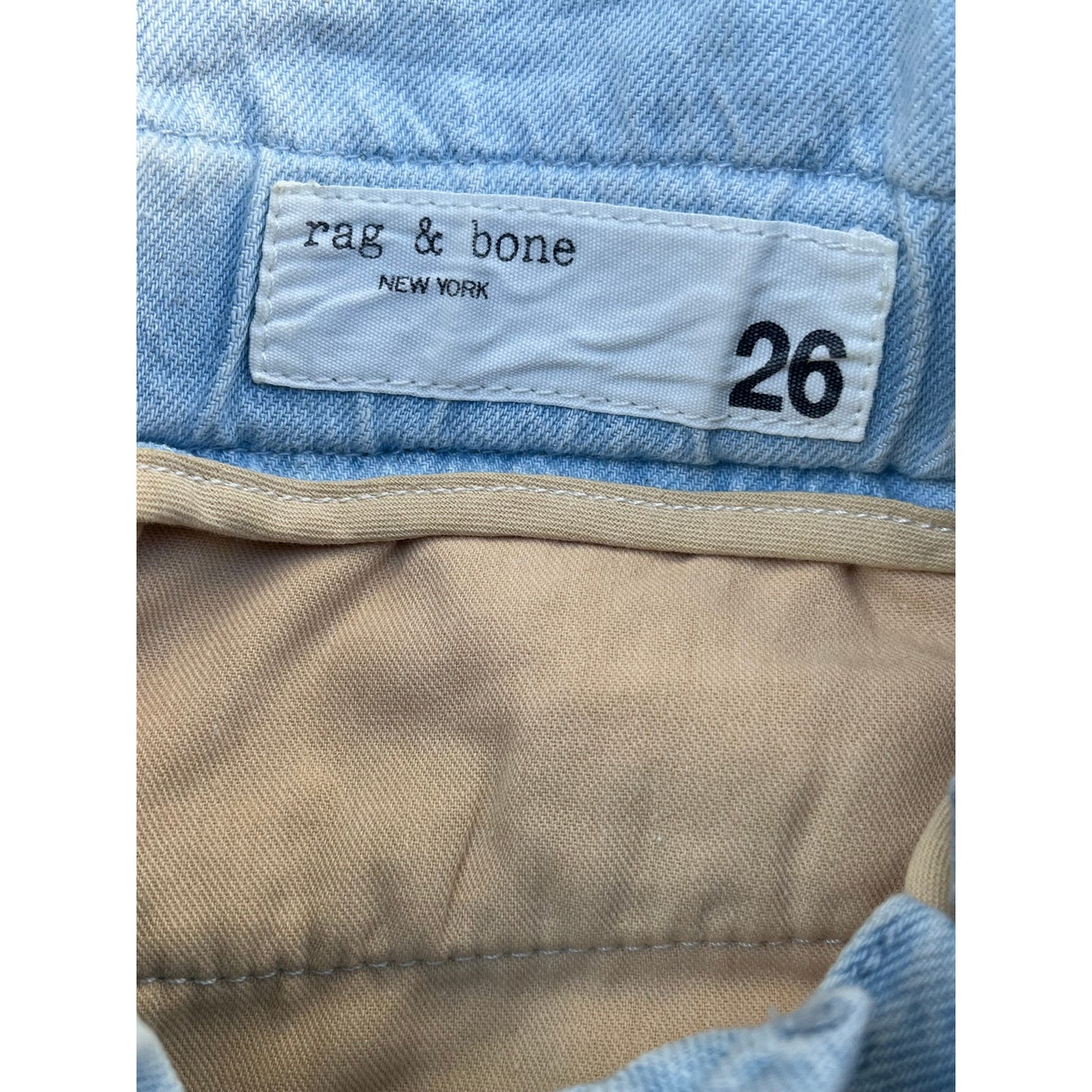 ✨ Rag & Bone High Rise Paperbag Elastic Waist Jeans 26 ✨