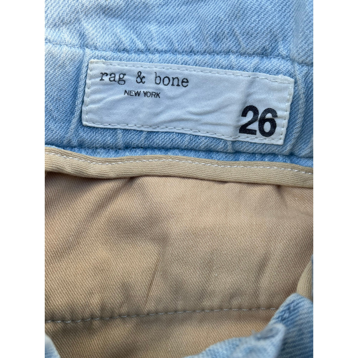 ✨ Rag & Bone High Rise Paperbag Elastic Waist Jeans 26 ✨