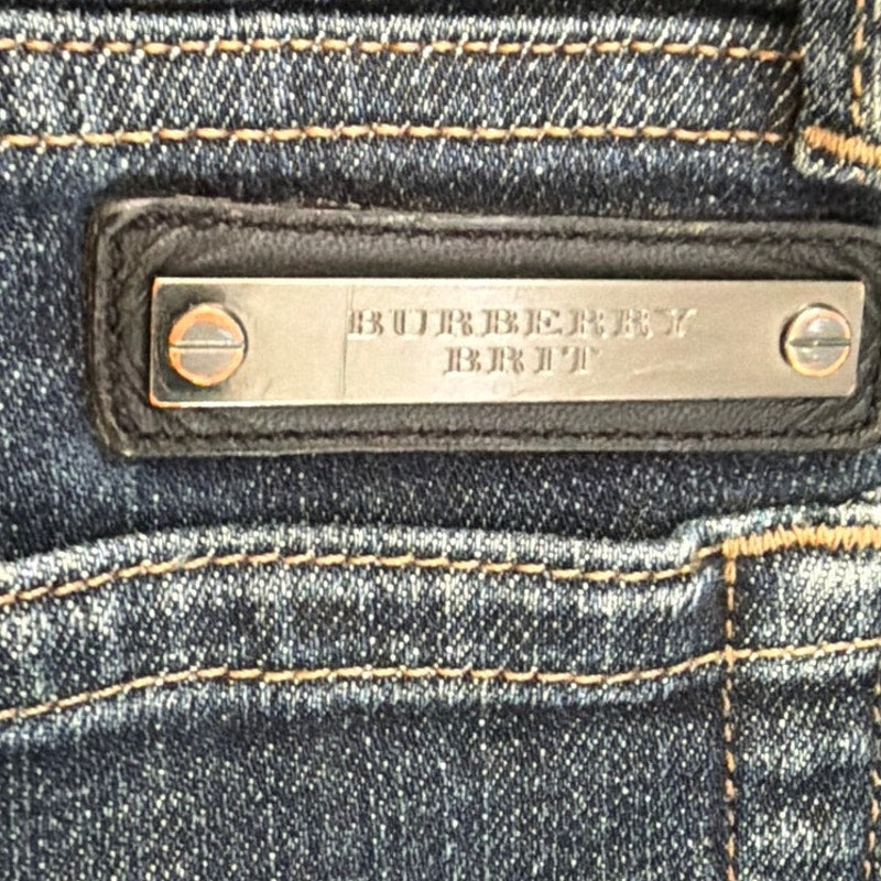 Burberry Brit Size 32 Dark Wash Mid Rise Straight Leg Jean