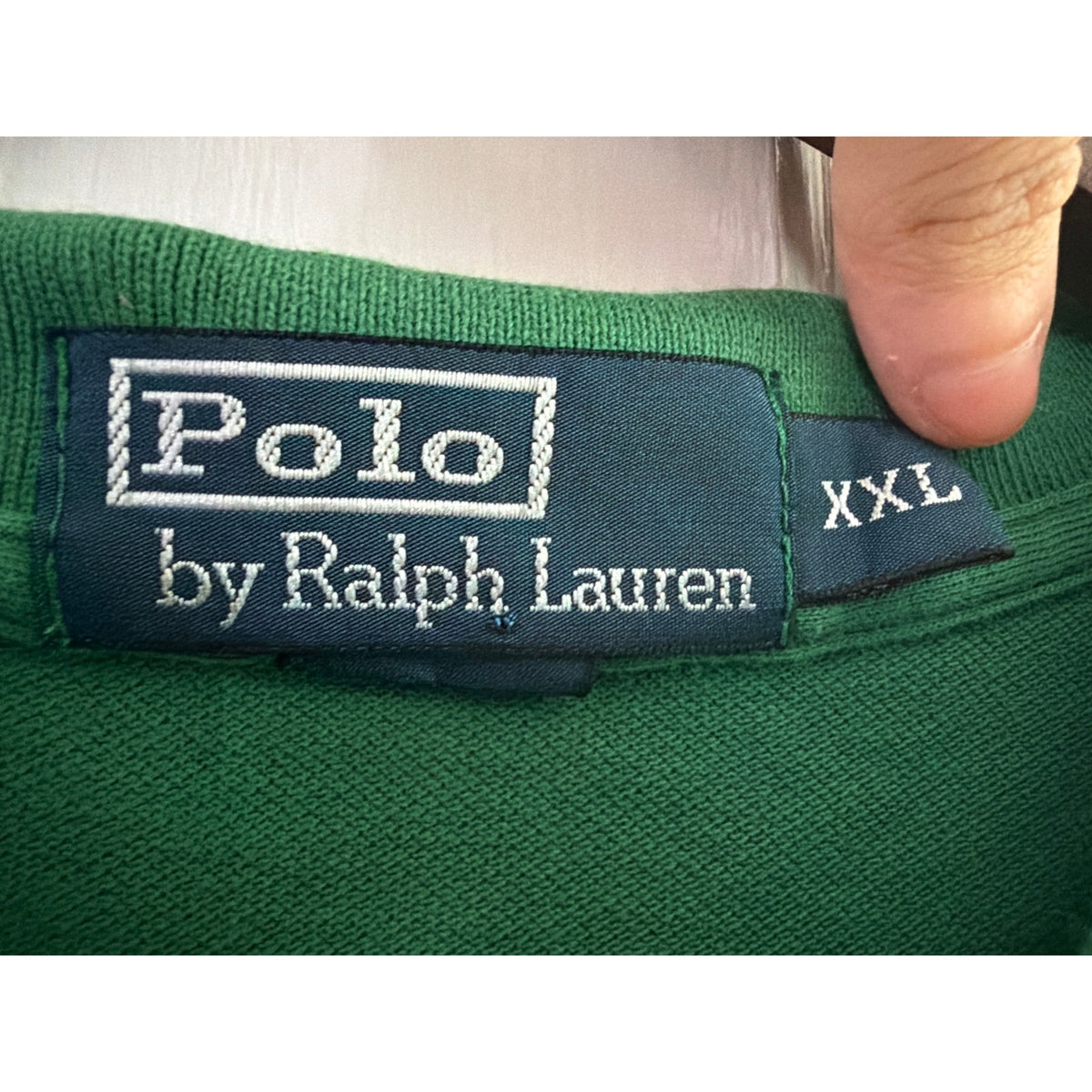 Polo Ralph Lauren Green Polo Shirt Men's Pink Pony XXL