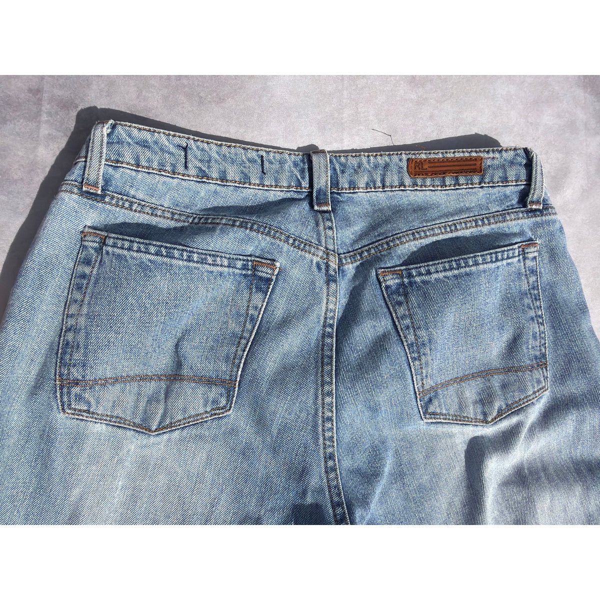 Polo Ralph Lauren Jeans Womens 6L Saturday Style Light Wash Midrise Ripped Blue
