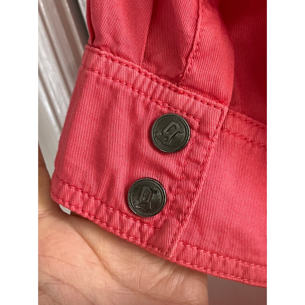 🌸 Galliano Archival Coral Utility Romper with Floral Tie Small 🌸