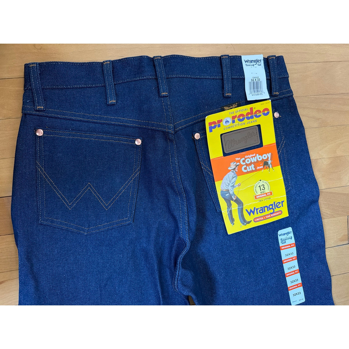 Wrangler Cowboy Cut NWT 32x33 Dark Wash Men's Jeans