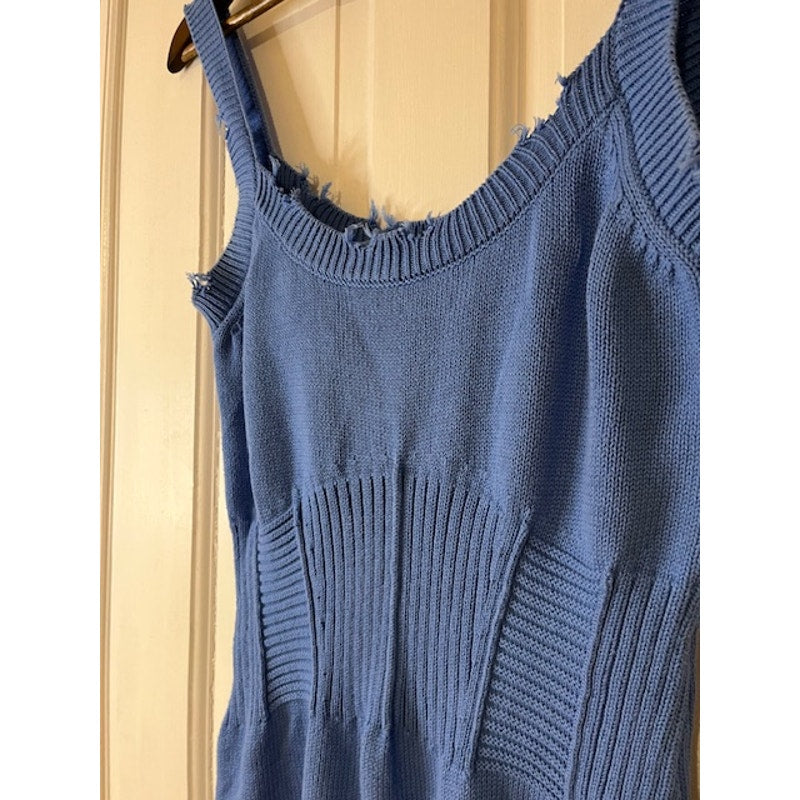 NWT Ser.O.Ya Isla Knit Dress - Marina, Peacock Blue - Size Medium