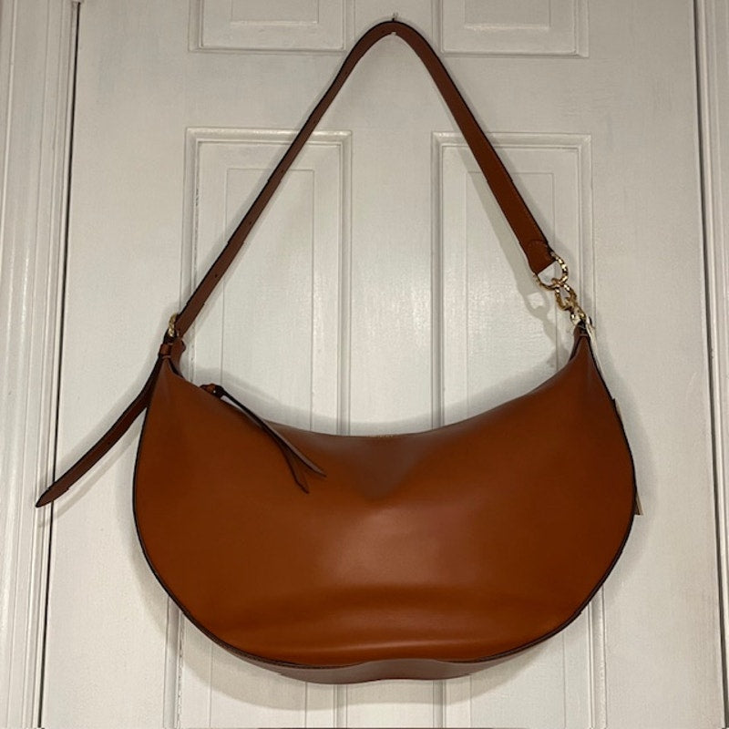 Ulla Johnson Twyla Crescent bag Cigar color