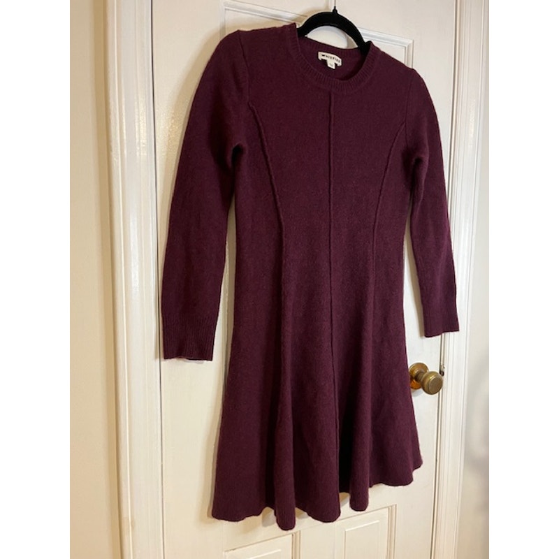 Whistles Seymour Flair Wool Sweater Dress- US 10, EU 42
