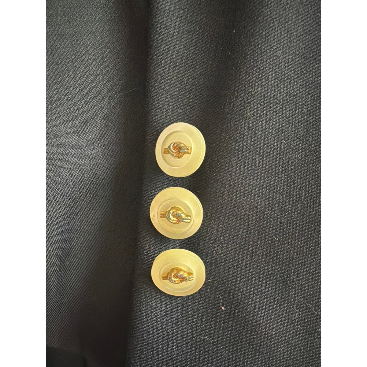 Brooks Brothers Navy Saxxon Wool Blazer 38R Gold Buttons