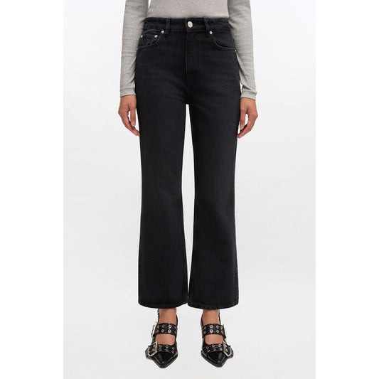GANNI (NWT) - Black Betzy Cropped Jeans - 31W/32L
