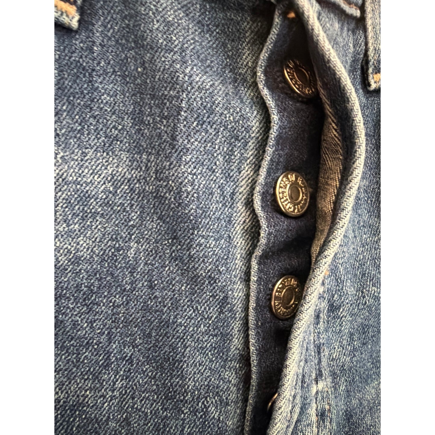 Citizens of Humanity Size 24 High Rise Slim Ankle Dark Wash Distressed Hem Multi-Button Jeans