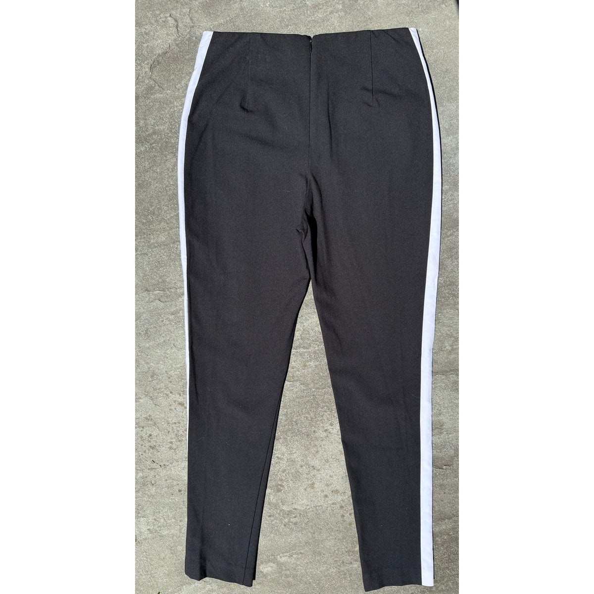 Rag & Bone Simone Tuxedo Stripe Pants Black White Size 4 EUC