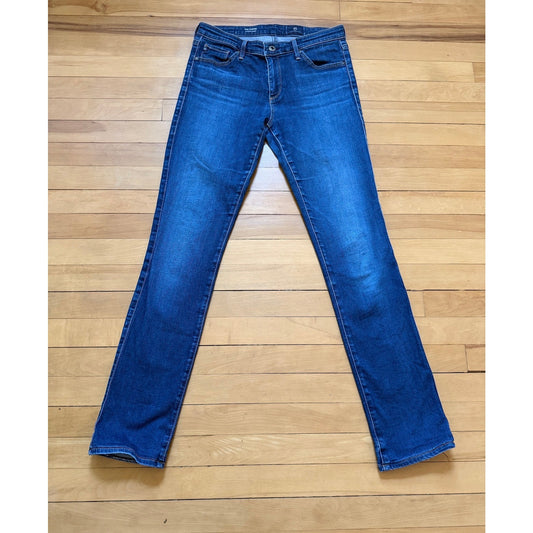 AGThe Harper Essential Straight Size 27R Medium Wash EUC USA