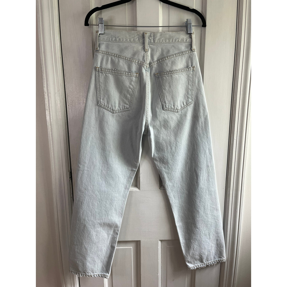 AGOLDE 90s Mid Rise Crop Distressed Straight 23 (Fits 25/26) - 🗽 NYC Cool
