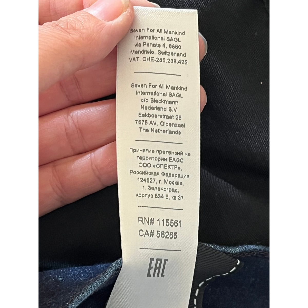 7 For All Mankind Slimmy Key Slim Straight Leg Jeans