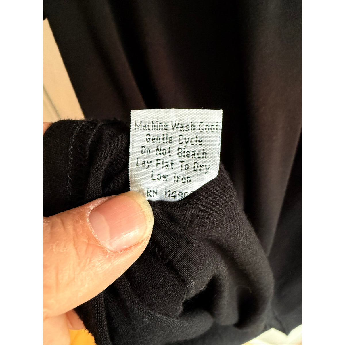Tehama Nancy Haley Vintage Luxury Black Polo Shirt - Size Medium - EUC