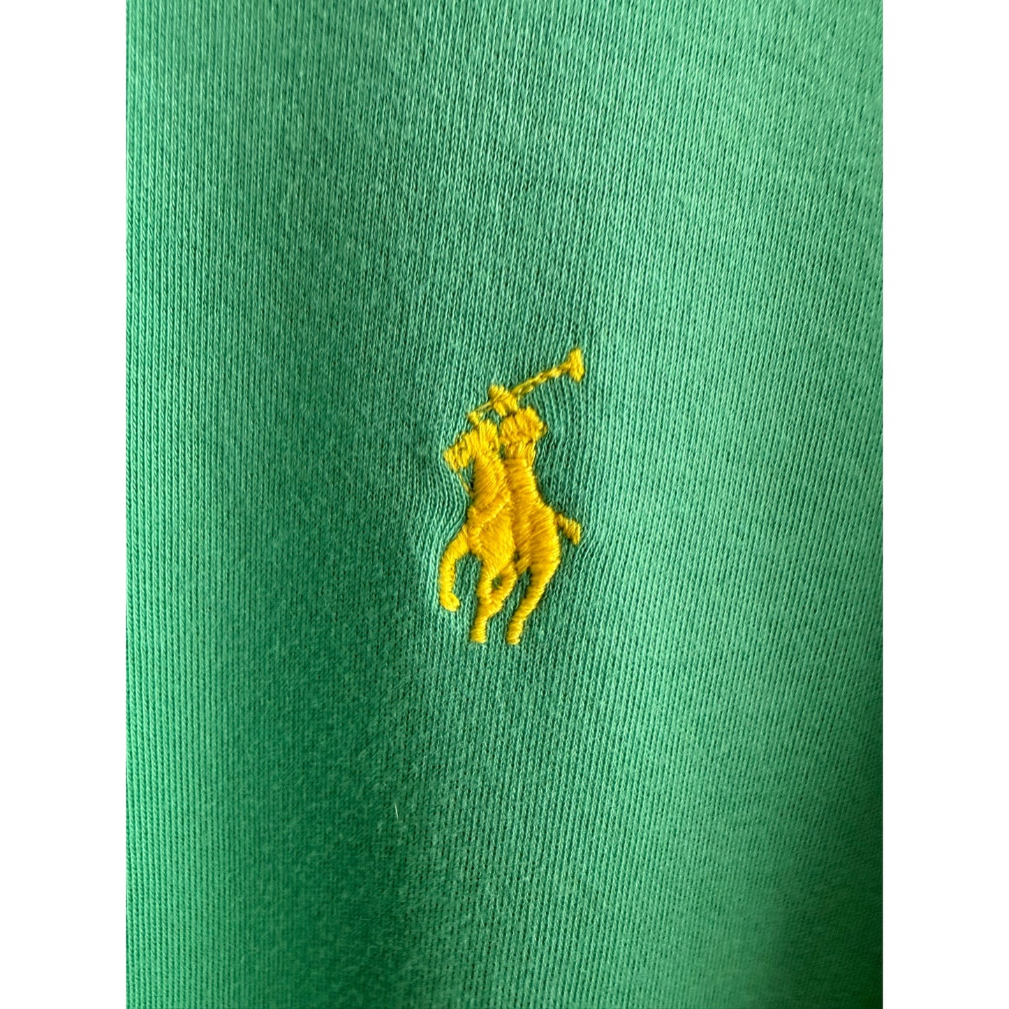 Vintage Polo Ralph Lauren Green Polo Shirt Men's Gold Pony