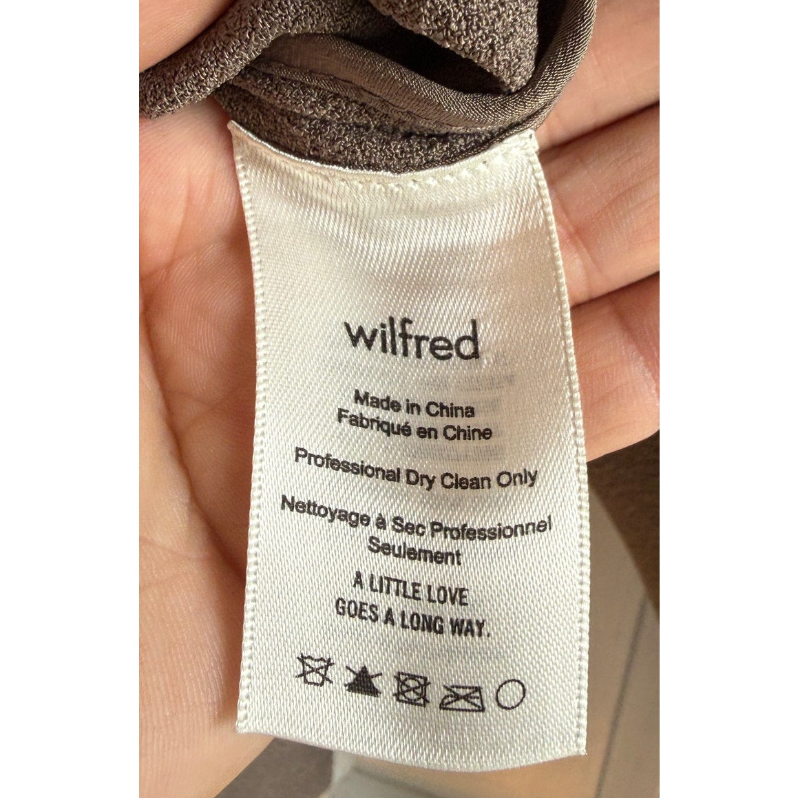 Aritzia Wilfred Chevalier Open-Front Blazer Cardigan - Taupe Grey - Size 0 - EUC