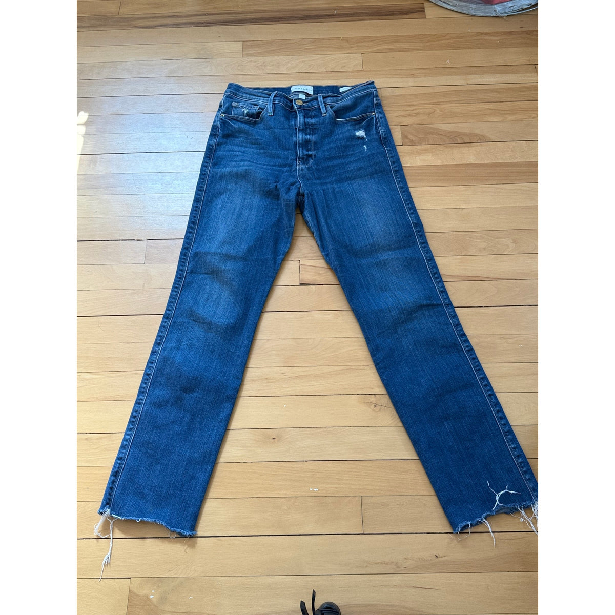 FRAME Le High Straight Leg Jeans Size 27, EUC