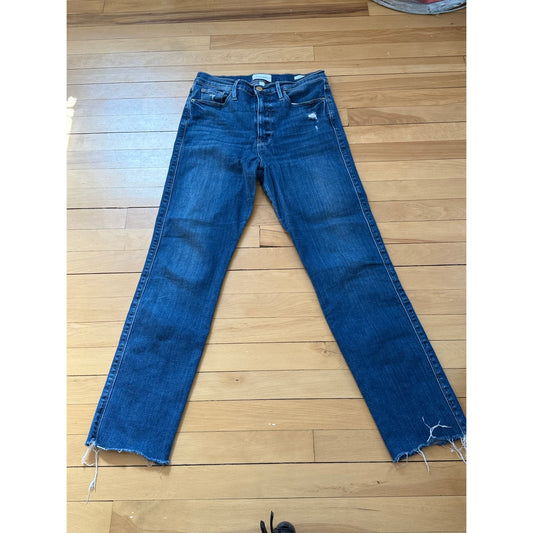 FRAME Le High Straight Leg Jeans Size 27, EUC