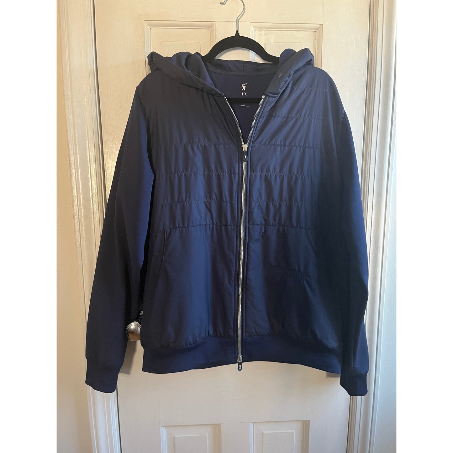 Fairway & Greene Men's Manhattan Hoodie - Marine Navy - Size Med - Excellent Condition