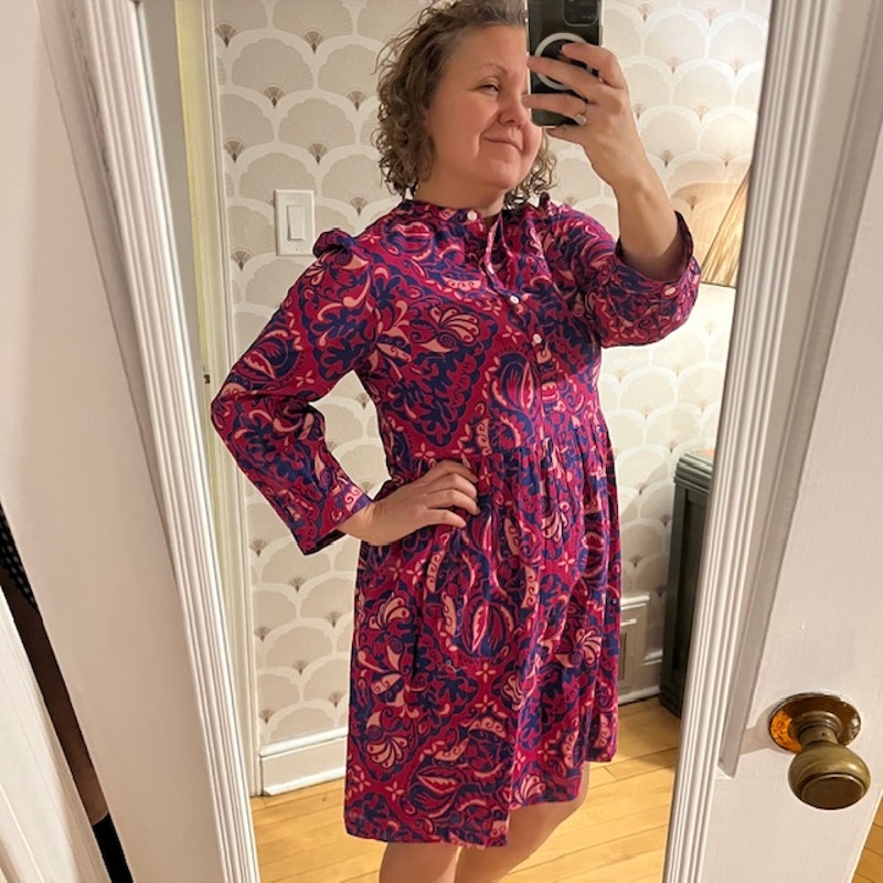 Banjanan Pink Floral Dress Size Medium
