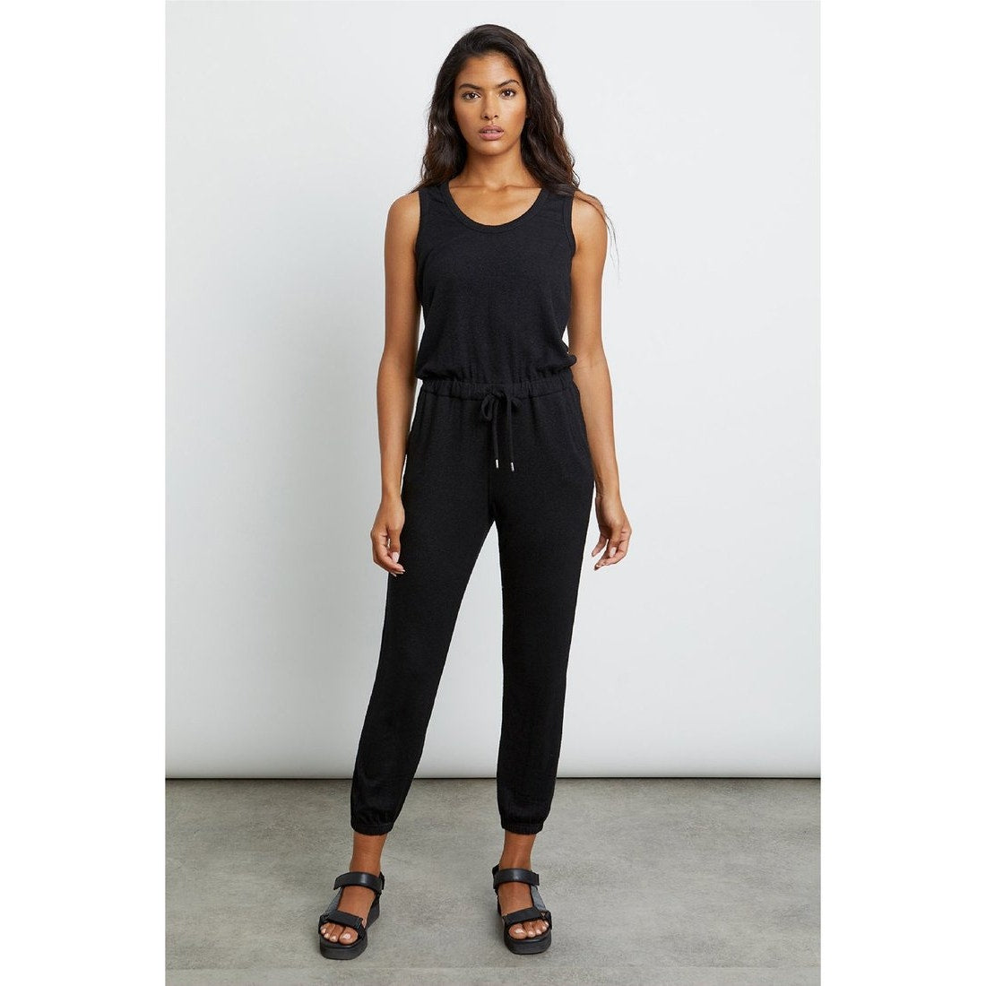 RAILS Becky Romper in Black Medium - Ultra Soft French Terry Lounge Jumpsuit ✨