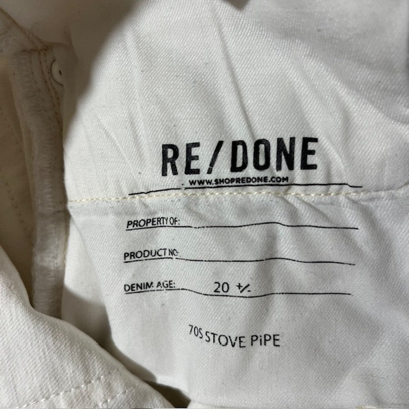 Re-done White Jeans - Fair Condition - Size 29