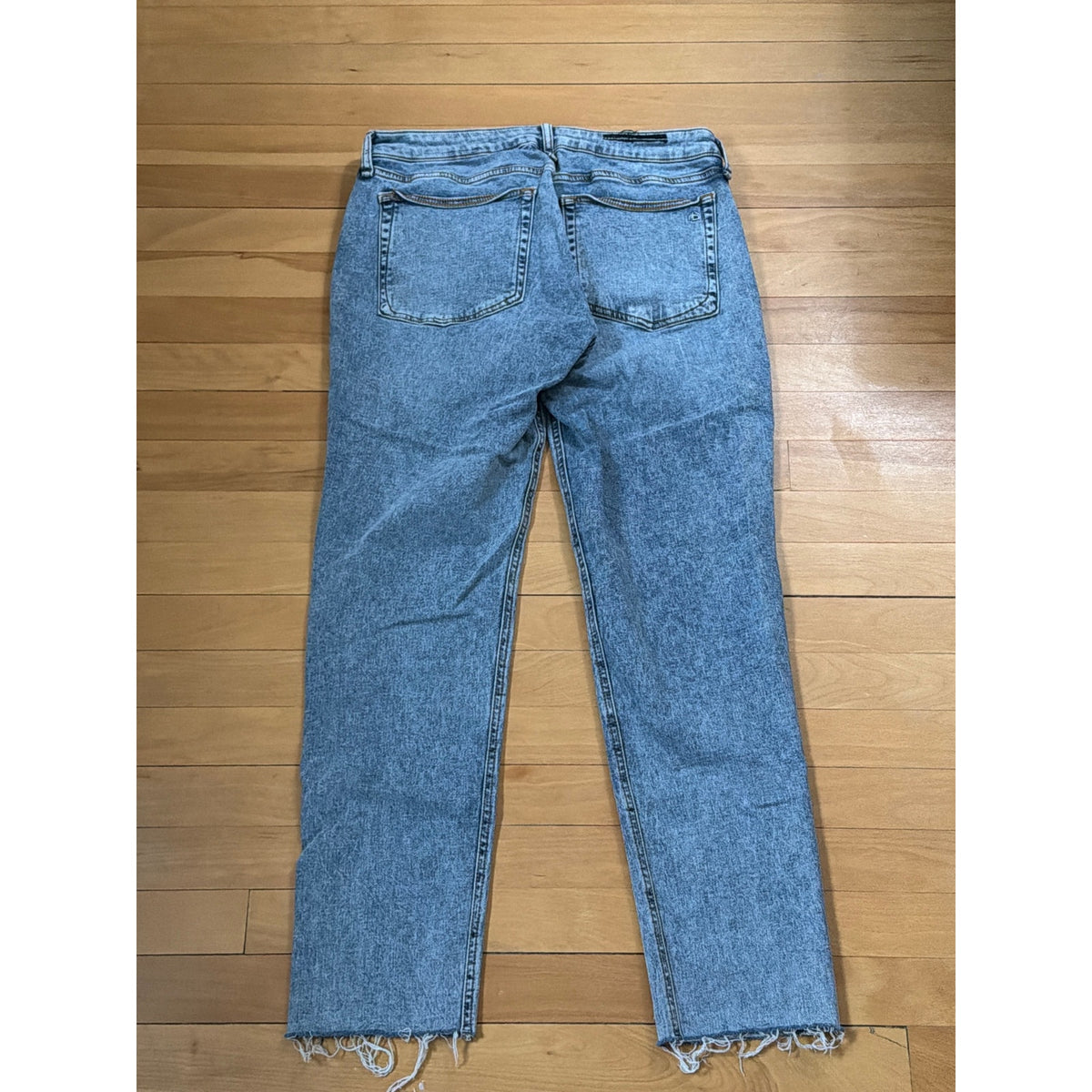 Rag & Bone Size 29 Distressed Low Rise Light Wash "Nora" Jeans