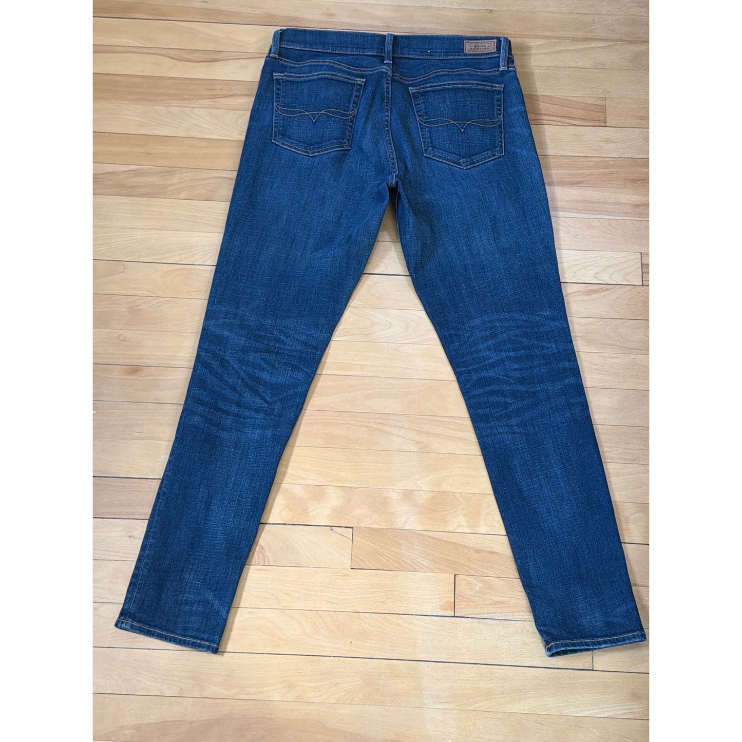 Polo Ralph Lauren Size 31 Tompkins Skinny Dark Wash Mid Rise  Jeans