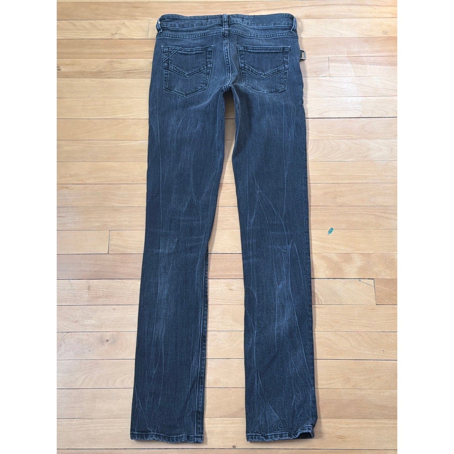 Zadig & Voltaire Size 26 Skull Button Black Mid Rise Skinny Jean