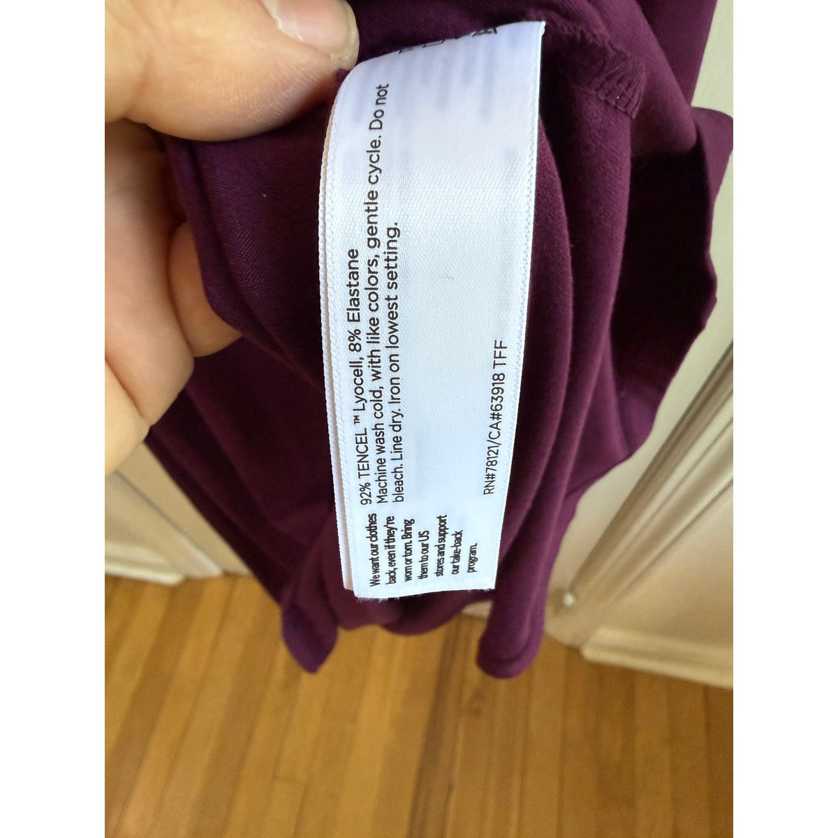 Eileen Fisher Purple Fine Jersey Sleeveless Tank Dress Petite Large PL EUC