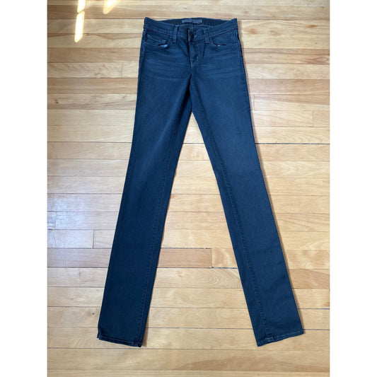 Vintage J Brand Jeans Size 25 Pencil Leg Gray Cut 8713 Dare Wash Made in CA EUC