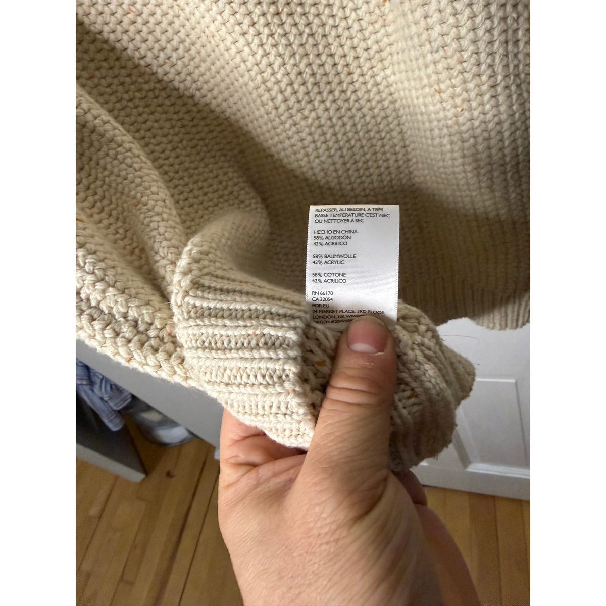 Coincidence & Chance: Anthropologie Cable Knit Sweater W/ Patches Small(Loose Fit)
