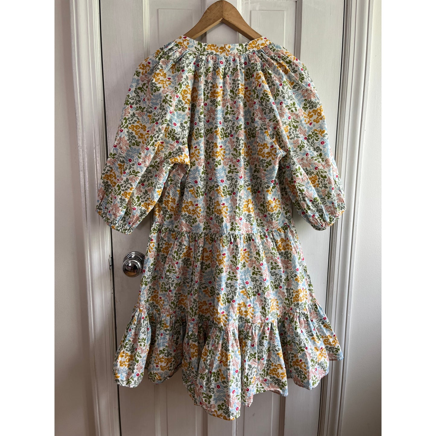 Apiece Apart Mini Mitte Dress - Size Small - Organic Cotton Floral 🌸