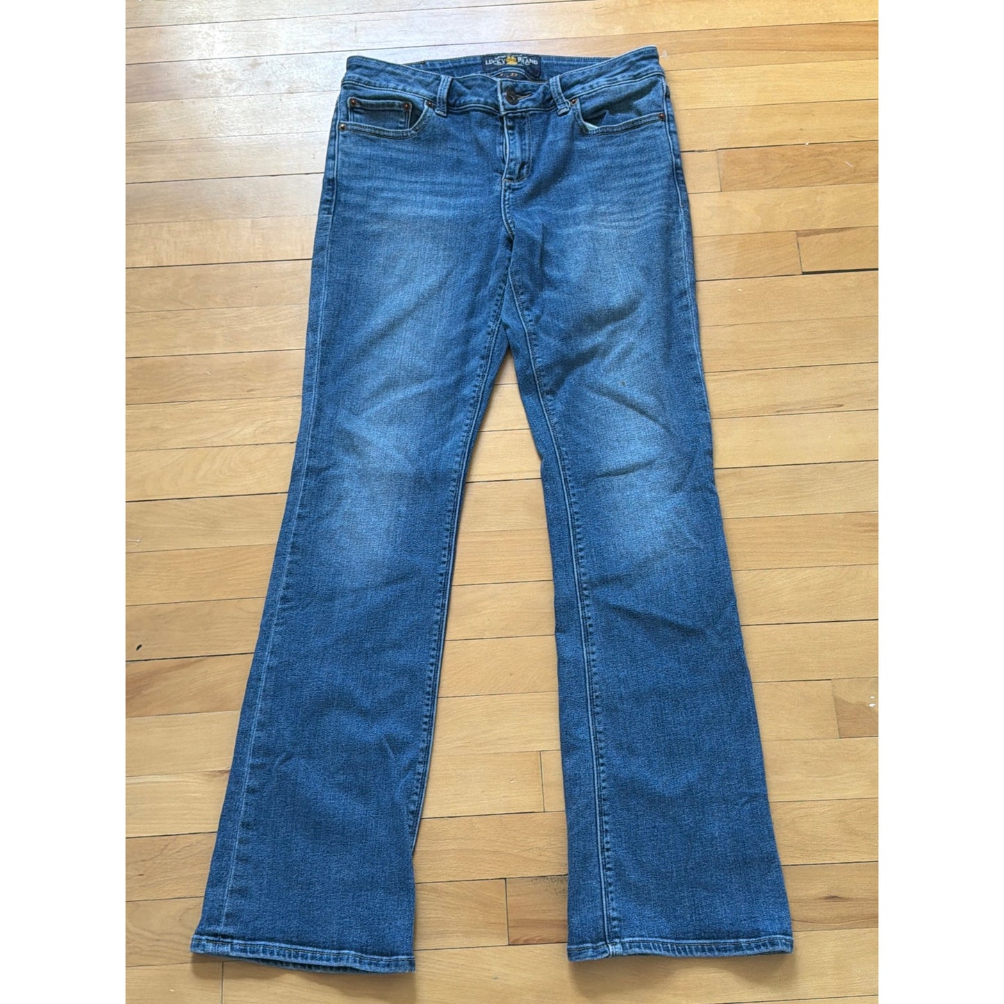 Lucky Brand Size 4 Lolita Bootcut Mid Rise Light Wash Jeans