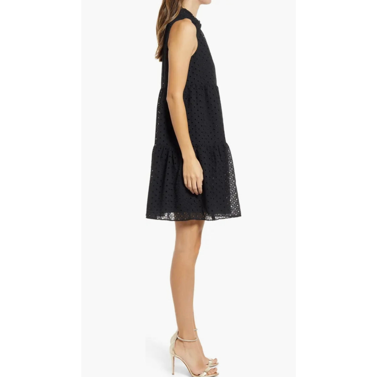 Lilly Pulitzer Novella Black Eyelet dress - X-Small