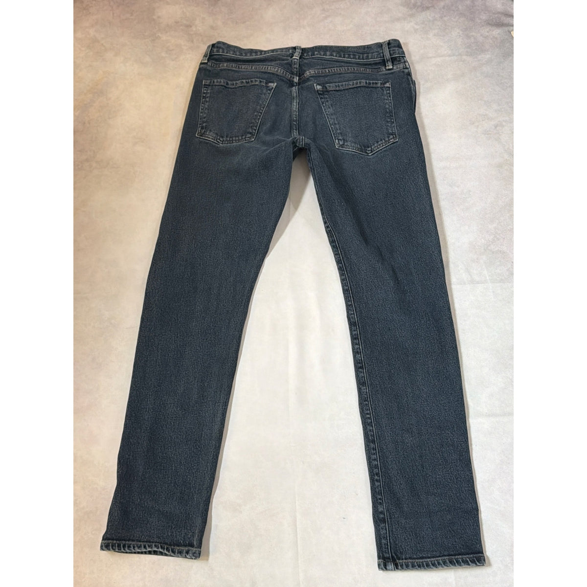 Flint and Tinder Slim Fit Jeans Mens 33x32 Gray Made in USA Huckberry Denim Pant