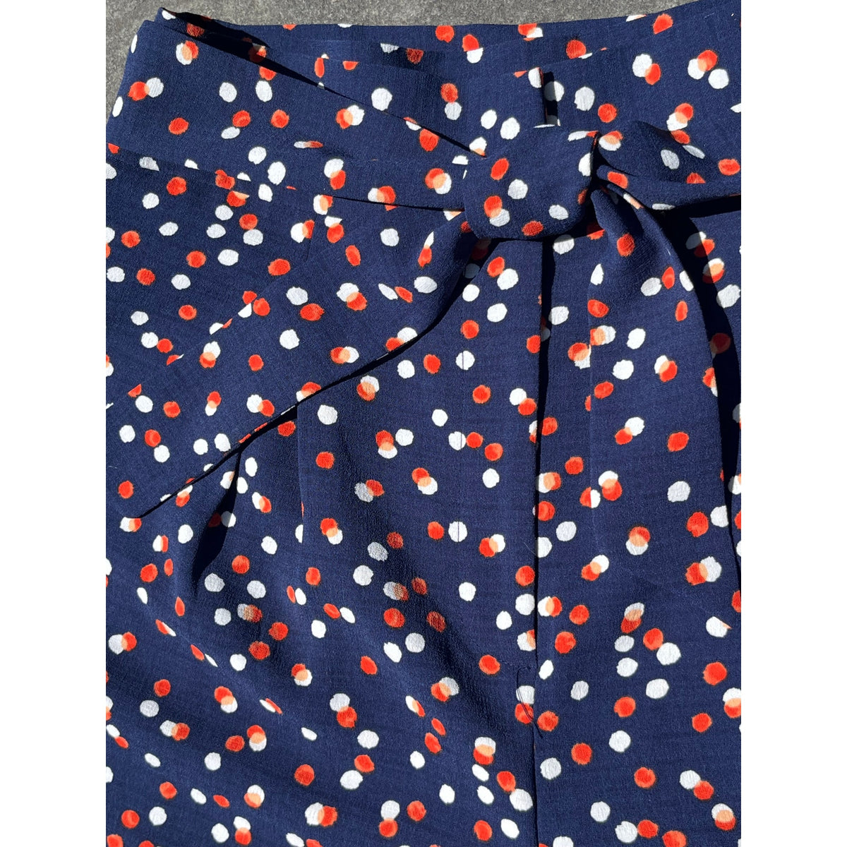 Leith Tie Front Paperbag Shorts Medium Polka Dot High Waist Nordstrom Boho 🖤🤍