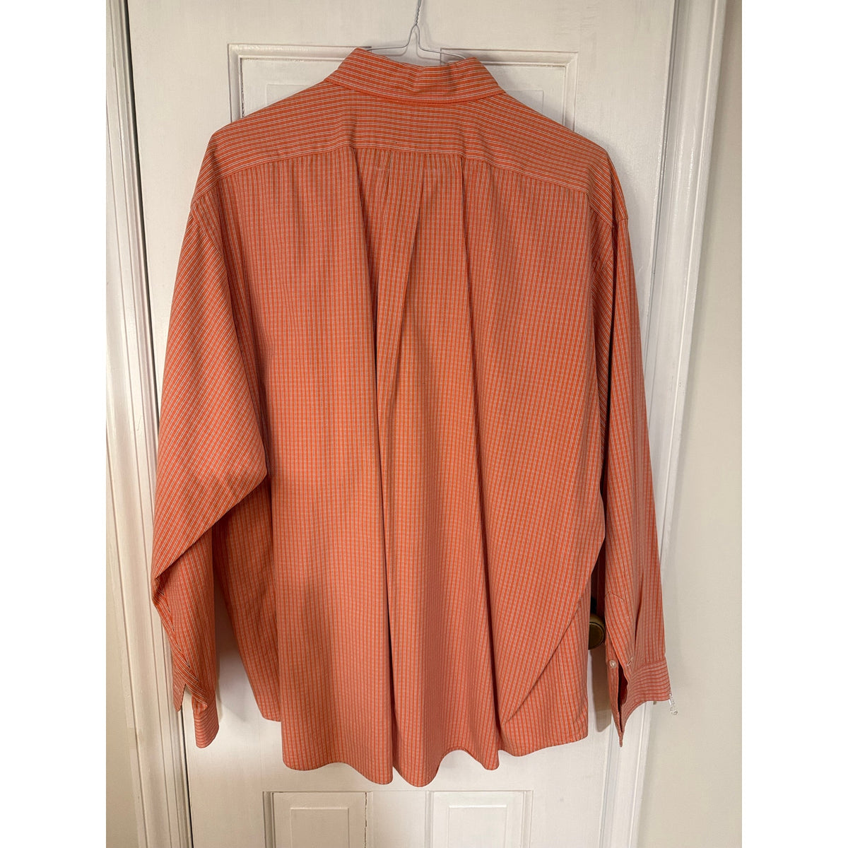 Classic Ralph Lauren Men's Orange Check Shirt - XXL