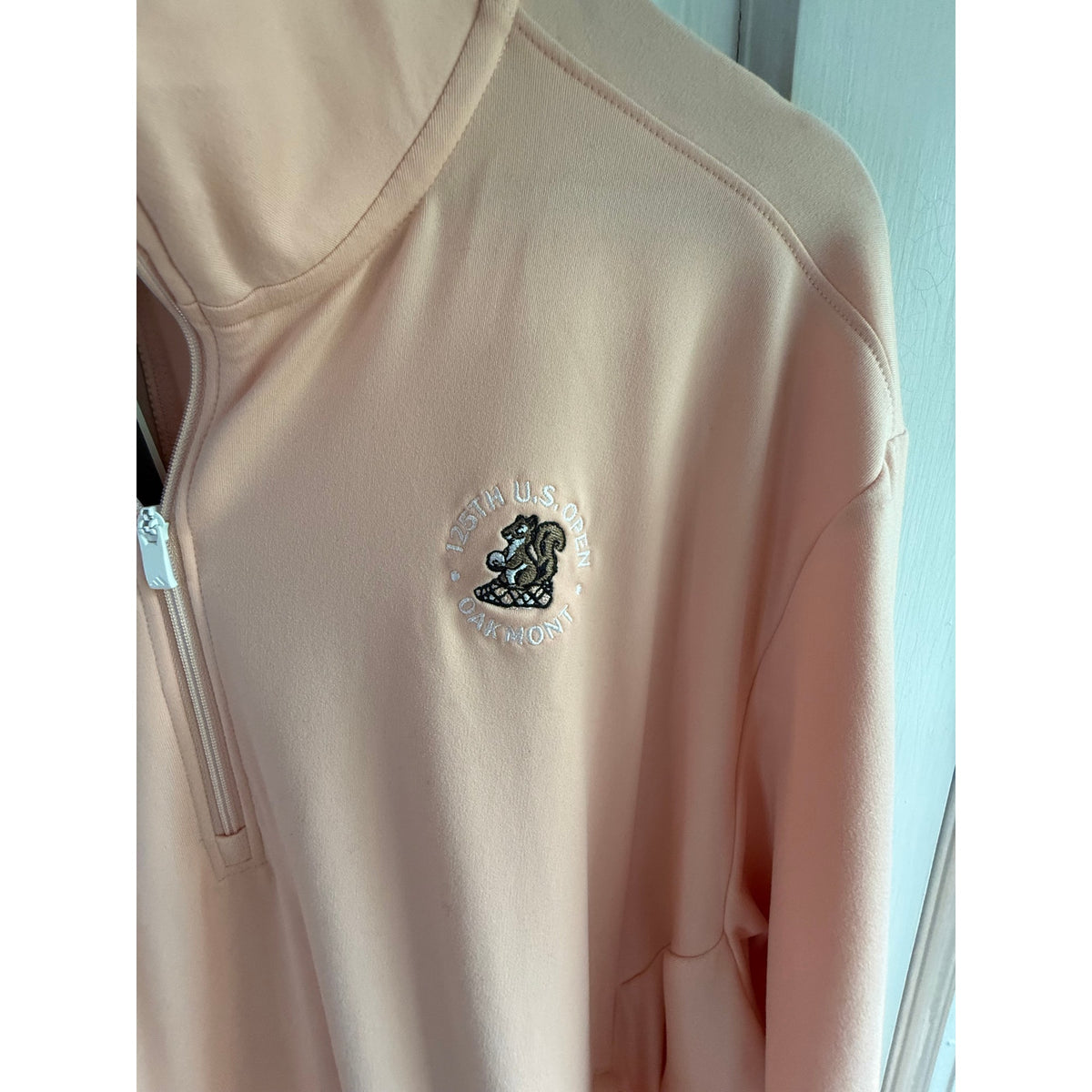 Adidas 125th U.S. Open Oakmont |Pullover| Peach| Large | NWT |